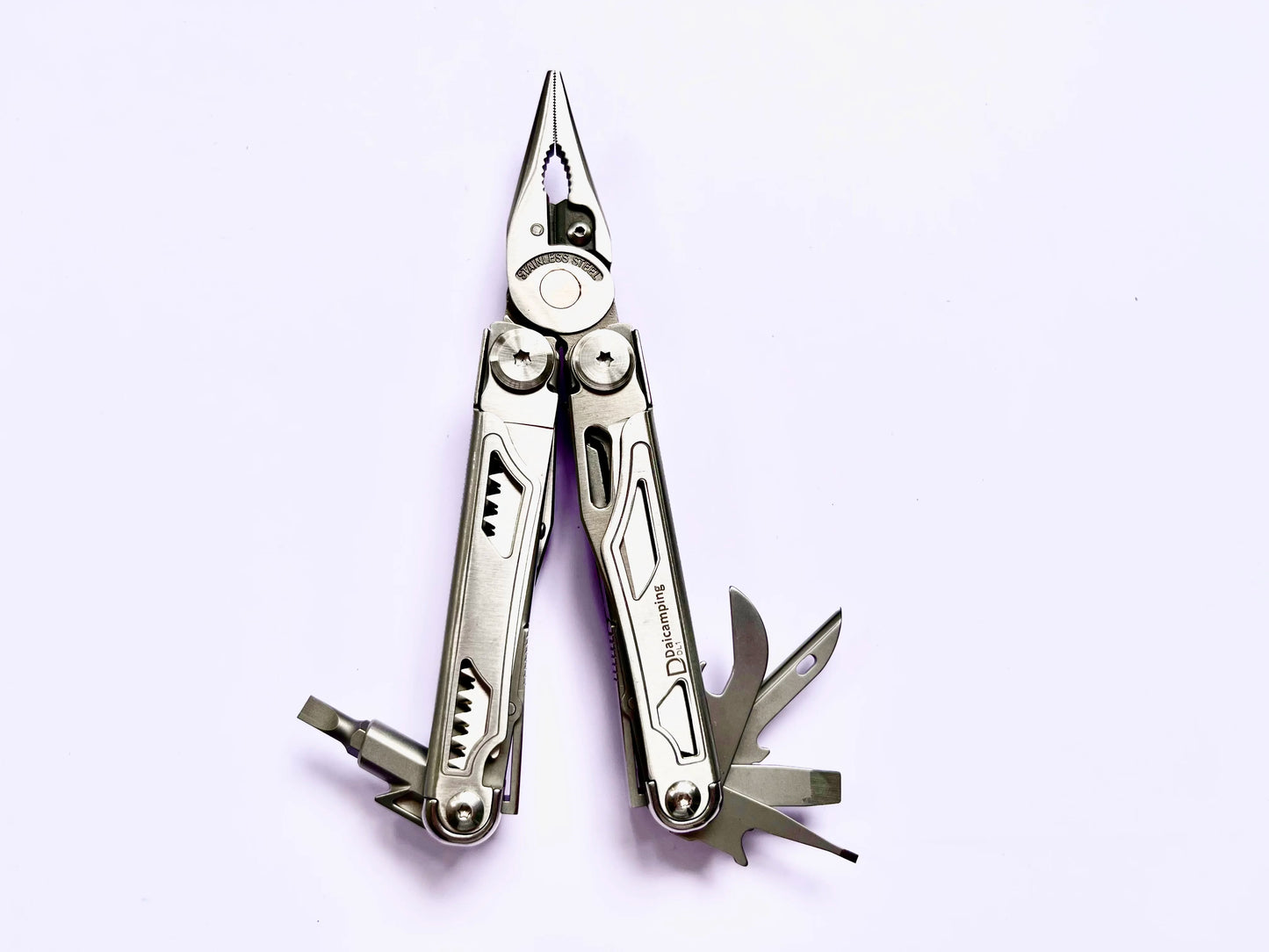 Daicamping DL1 Extra Cutter Scissors Saw Clamp Multi Tools / Clip Pliers Multifunctional Foldable EDC Folding Knife Multitools