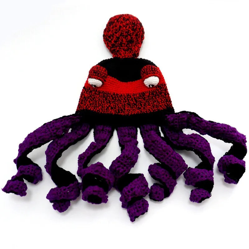 Hat Unisex Cthulhu Style Adult Party Funny Octopus Headgear Creative Holiday Gift Tricky Woolen Hat
