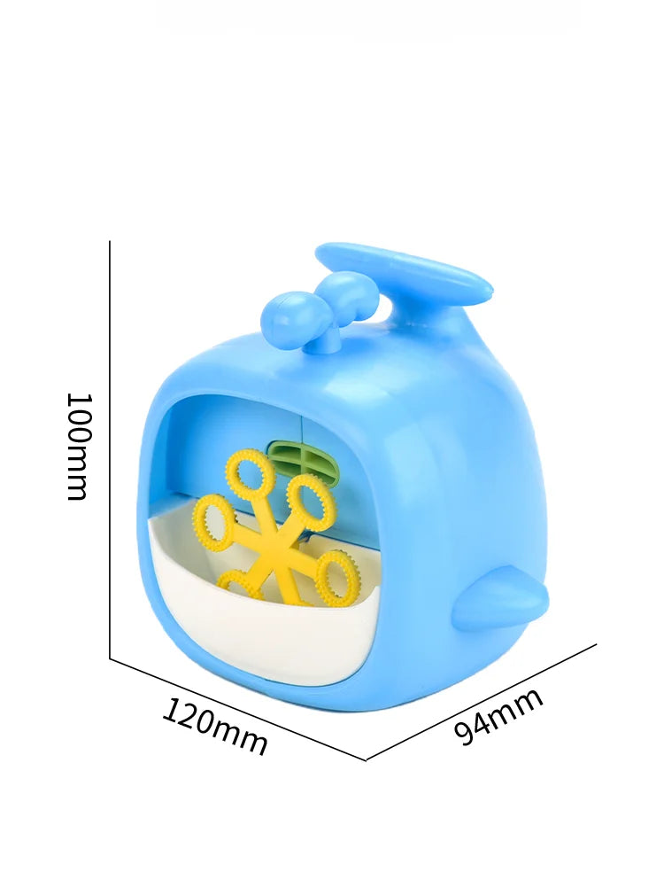 Funny Bubble Machin Cartoon Dinosaur Frog Animal Magic Soap Water Bubble Blower Handheld Christmas Gifts for Kids Boys Girls