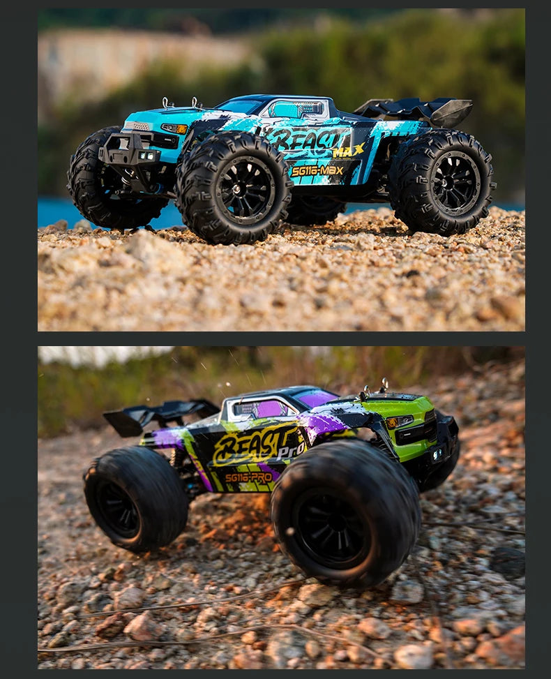 ZLL SG116 MAX/PRO 1:16 High Speed Drift Racing 80KM/H Or 40KM/H Brushless Motor 4WD RC Car Off Road Car Toys for For Kid Gift