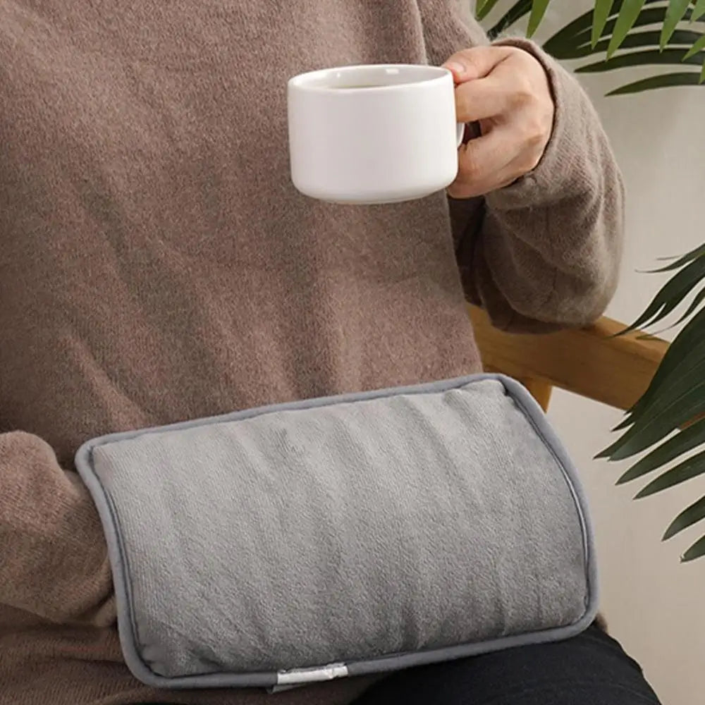 Rechargeable USB Heating Hand Muff Warmer Electric Heated Pad Hand Warmer Easy To Carry For Home Office Outdoor and hiking