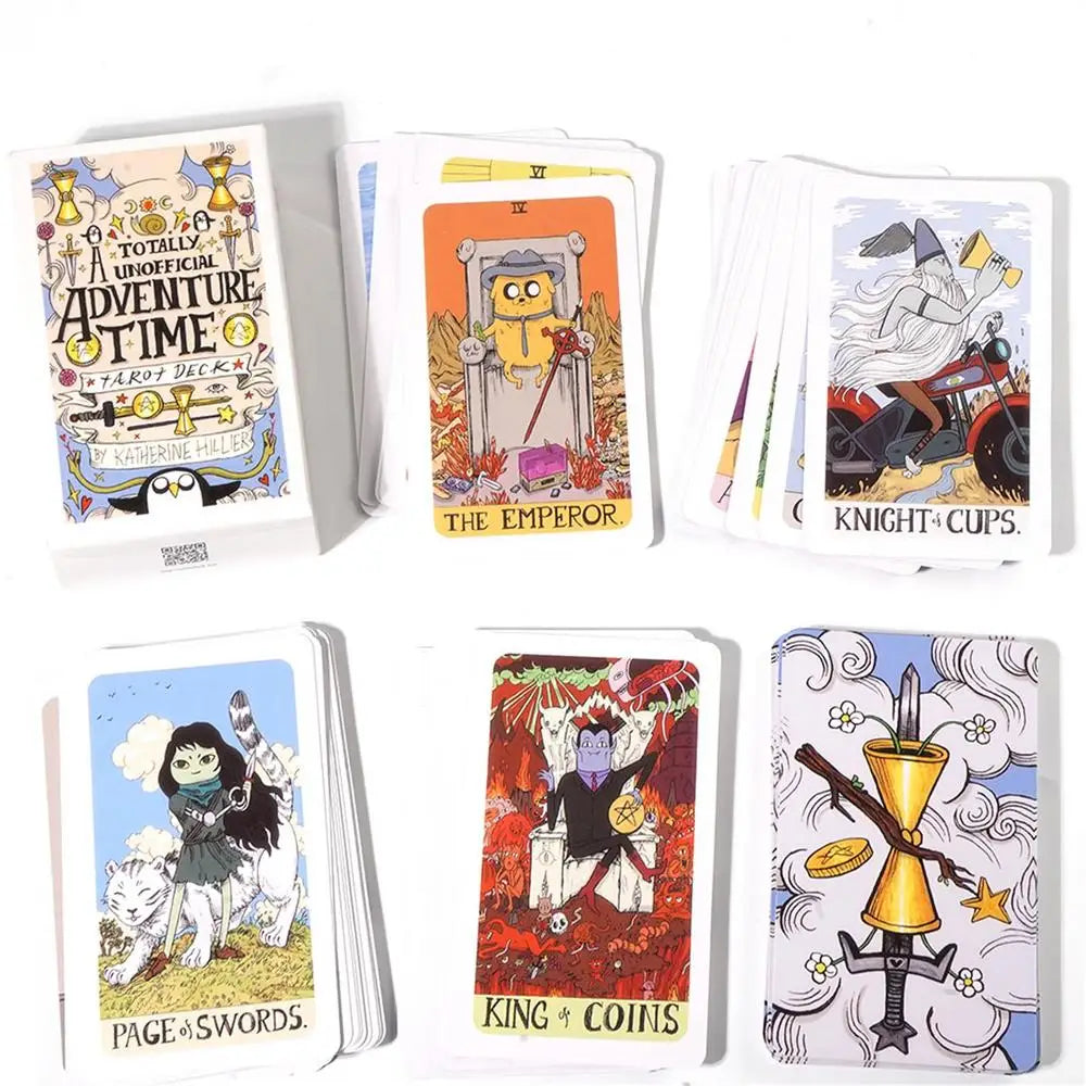 Tarot Cards Deck 78Pcs Adventure Tarot Cards Playing Board Game Party Birthday Gift Board Game Card Fortune Telling Divination