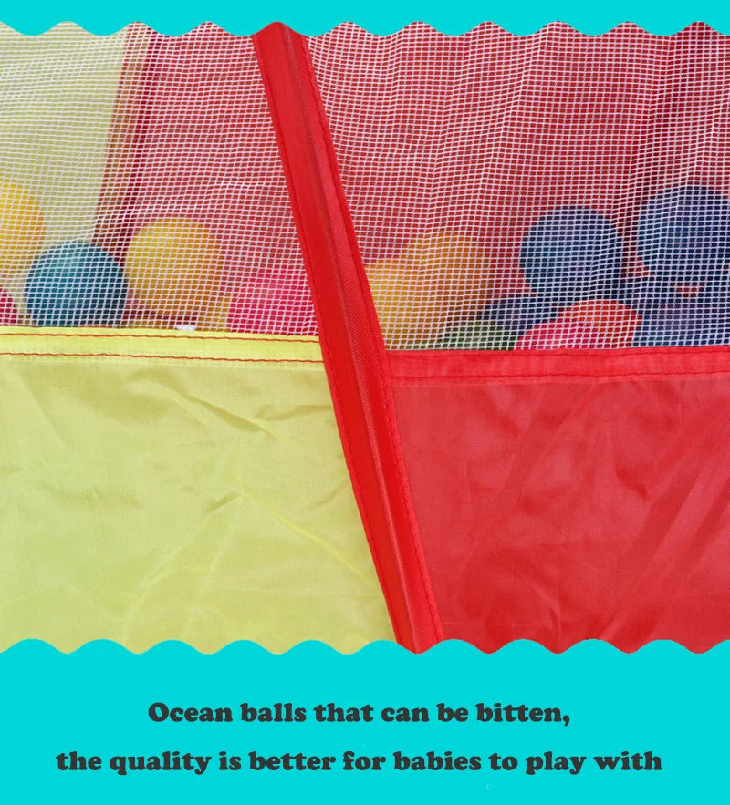 3-5 Pcs Portable Children's Camping Tent Kids Beach Tent Ocean Ball Pool Kids Tent Pop-up Tent Play House Baby Crawling Tunnel