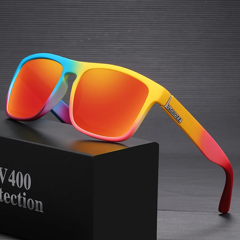 VAGHOZZ Brand Classic Sunglasses Men UV400 Fishing Sun Glasses Women Square Outdoor Male Sport Eyewear Driving Shades