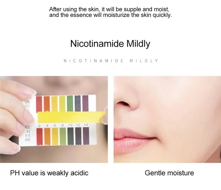 24k Gold Face Serum Brightening Skin Care Products Hyaluronic Acid Niacinamide Facial Nourish Smooth Care Beauty Health