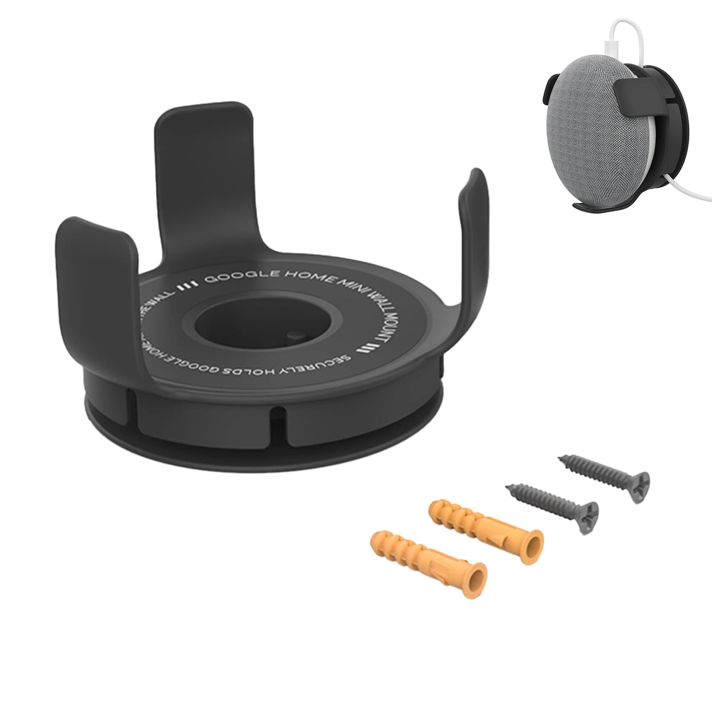 Portable Wall Mount Holder For Google Home Mini Smart Speaker Accessories Cord Management Hanger Stand For Google Speaker