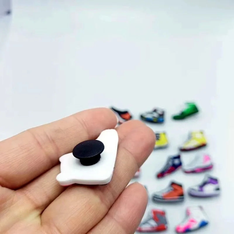 10pcs Anime Shoe Charms for Croc Clog Different Matching Sandals Wristbands Bracelets Cute Shoe Charms