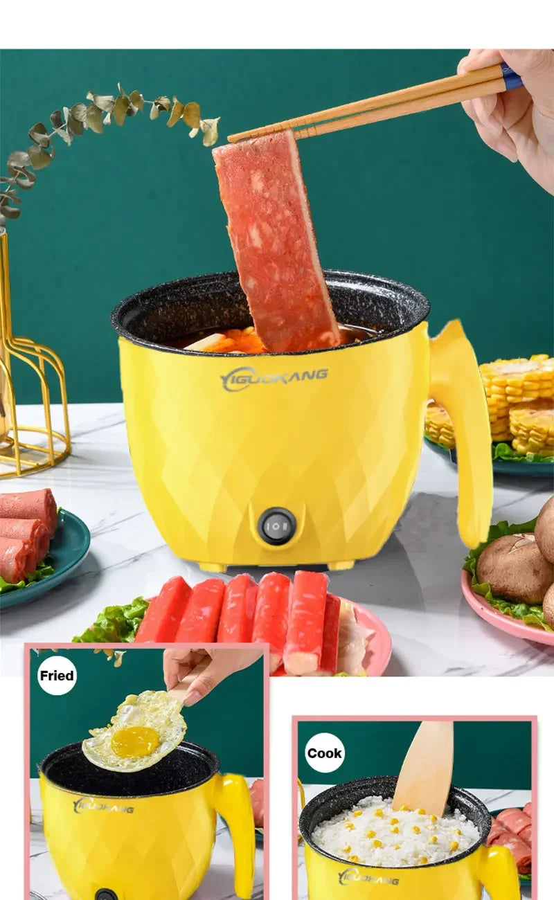 Multifunctional Mini Electric Rice Cooker Portable Non-stick Cookware Multicooker for Home and Kitchen Appliances Pots Offers
