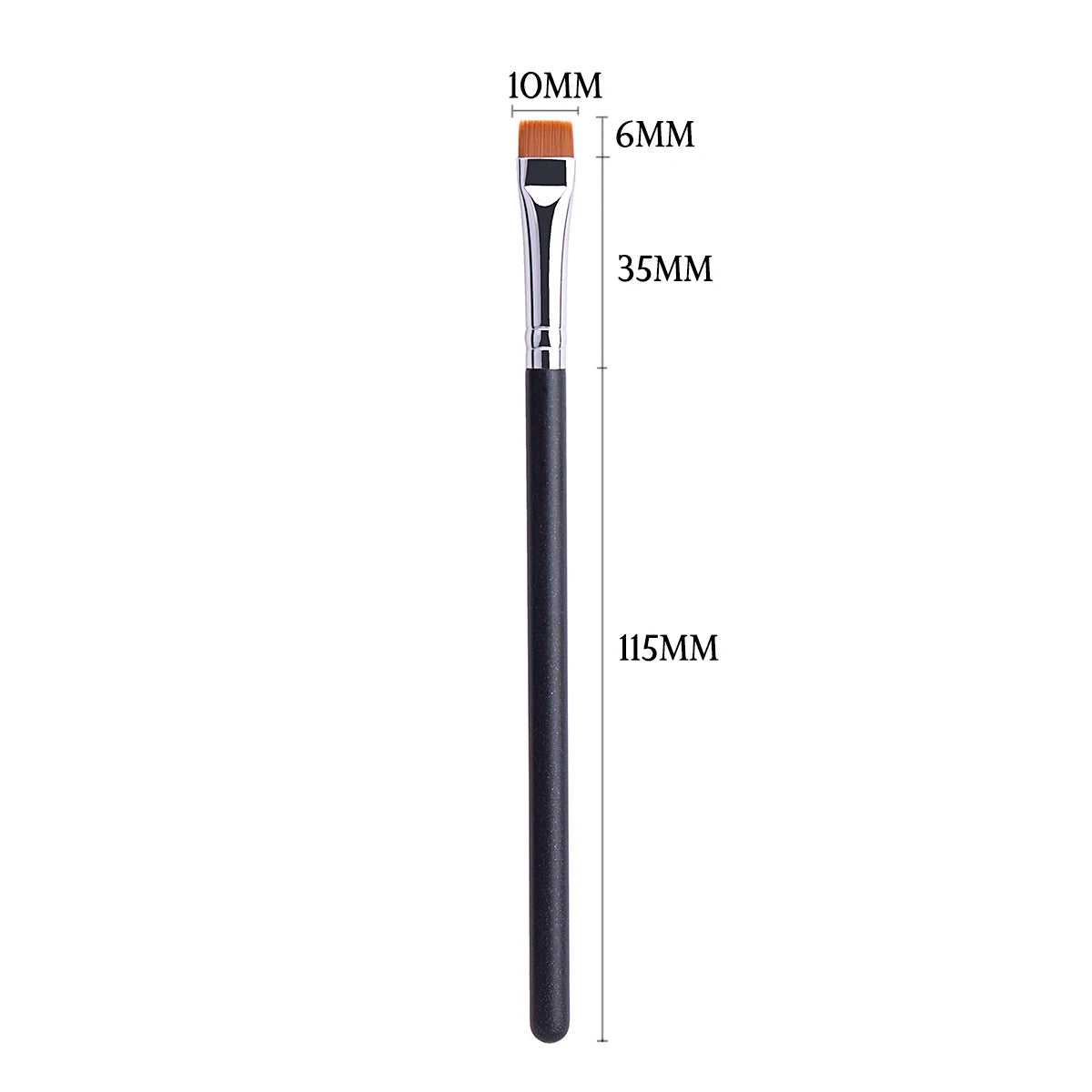 212 Flat Eyebrow Brush Ultrathin Eyebrow Makeup Brushes Flat Eyeliner Brush Thin Eye Liner Brow Contour Beauty Brush Tool