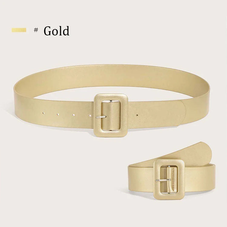 Belt for Women's Dress Simple Women's Wide Belt PU Leather Belt Fashion Luxury Designer Brand Belt Female Black PinkStrap DT167