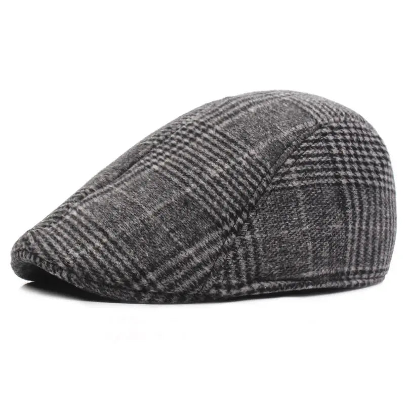 Fashion New Men's Casual Newsboy Hat Spring and Autumn Retro Beret Hat Wild Casual Hats Unisex Wild Octagonal Cap Winter Hat