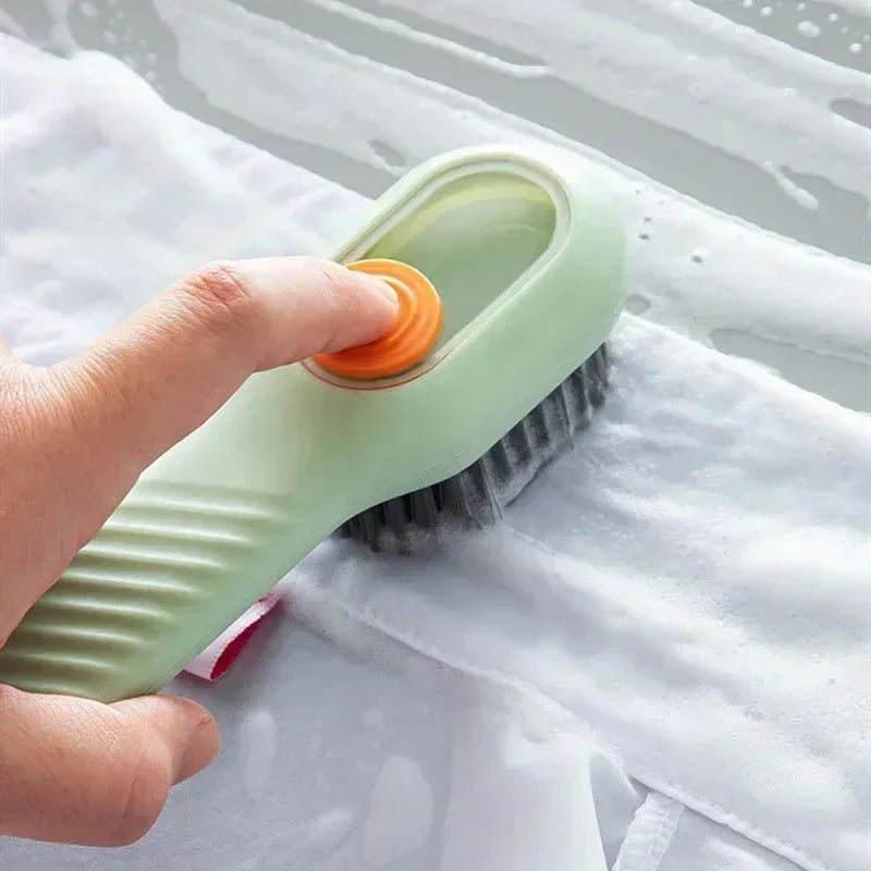 Cleaning Brush With Soap Dispenser Cleaning Products for Home Laundry Household Multifunctional Shoe Brush Clean Clothes Tools