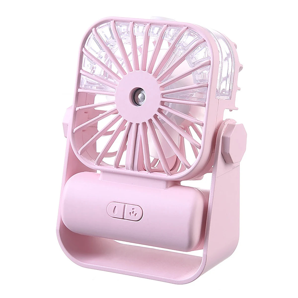 Handheld Fan Mini Air Conditioner USB Rechargeable Portable Humidifier Mist Cooler Cooling Spray Humidifier Fan for Home/Office