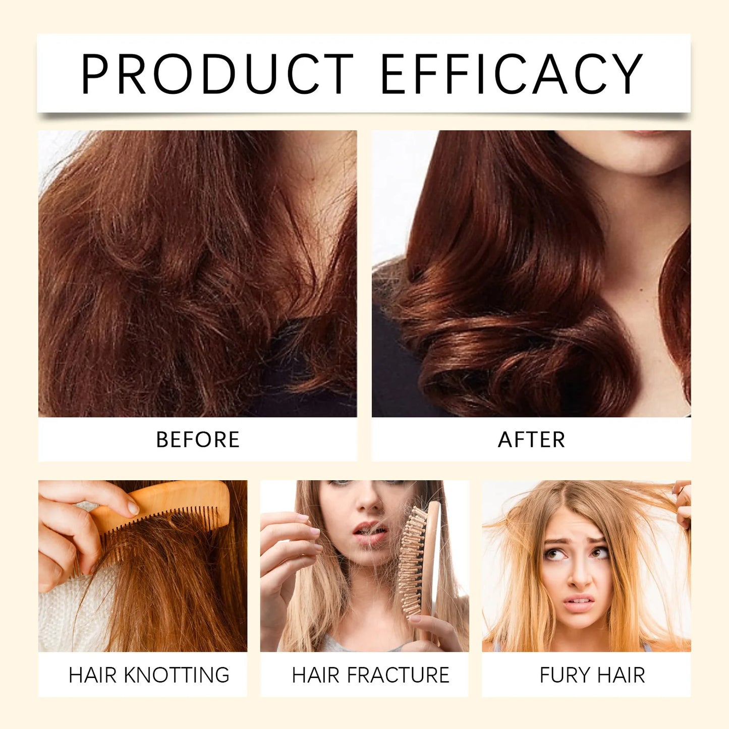 EELHOE Collagen for Hair Cleaning Sets of Hair Care Products Smooth Strengthen Hair Loss Prevention Repair Keratin Essential Oil