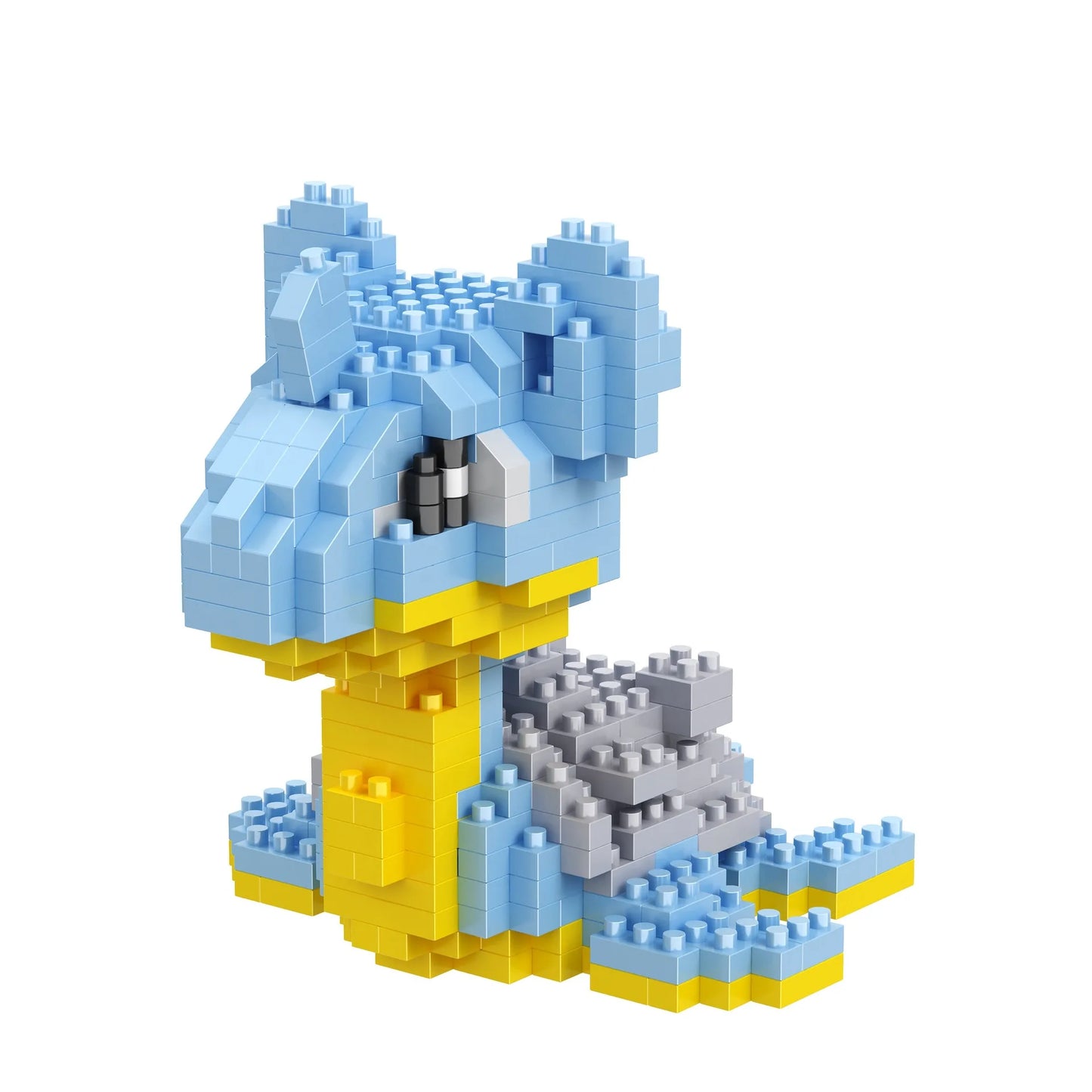 DIY Pokemon Blocks Small Cartoon Mini Building Block Pikachu Charizard Eevee Mewtwo Anime Assemble Action Model Dolls Toys