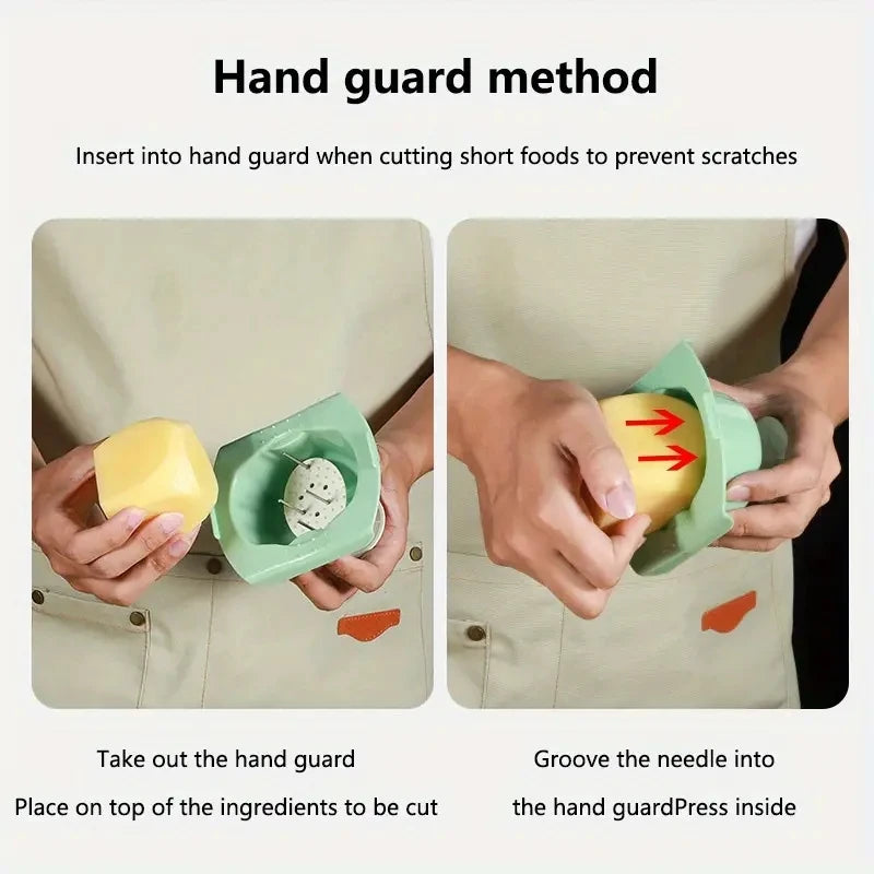 Multi-functional Vegetable Wiping Board Set Hand Guard Vegetable Grater Vegetables Slicer Carrot Cabbage Food Processors Manual