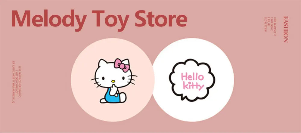 25cm Anime Sanrio Plush Doll Toys Kawaii Hello Kitty Kuromi My Melody Cinnamoroll Cartoon Cute Plush Stuffed Toy Kids Gifts
