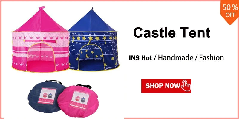 Portable Children's Tent for Kids Tent Toys for Girls Princess Castle Tipi Infantil Teepee Baby Christmas Gifts