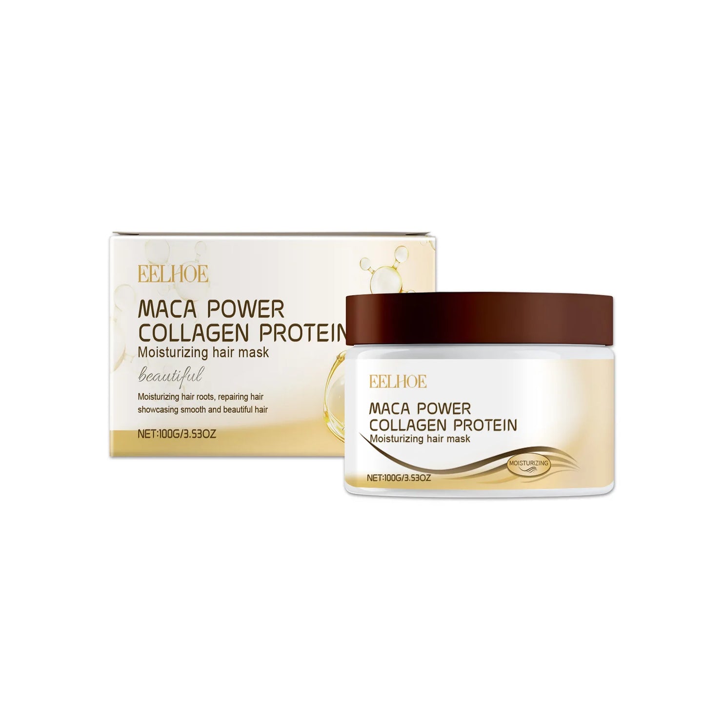 EELHOE Collagen for Hair Cleaning Sets of Hair Care Products Smooth Strengthen Hair Loss Prevention Repair Keratin Essential Oil