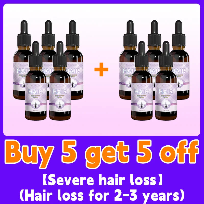 Hair growth essential oil. Effectively repairs baldness and hair loss symptoms, suitable for both men and women