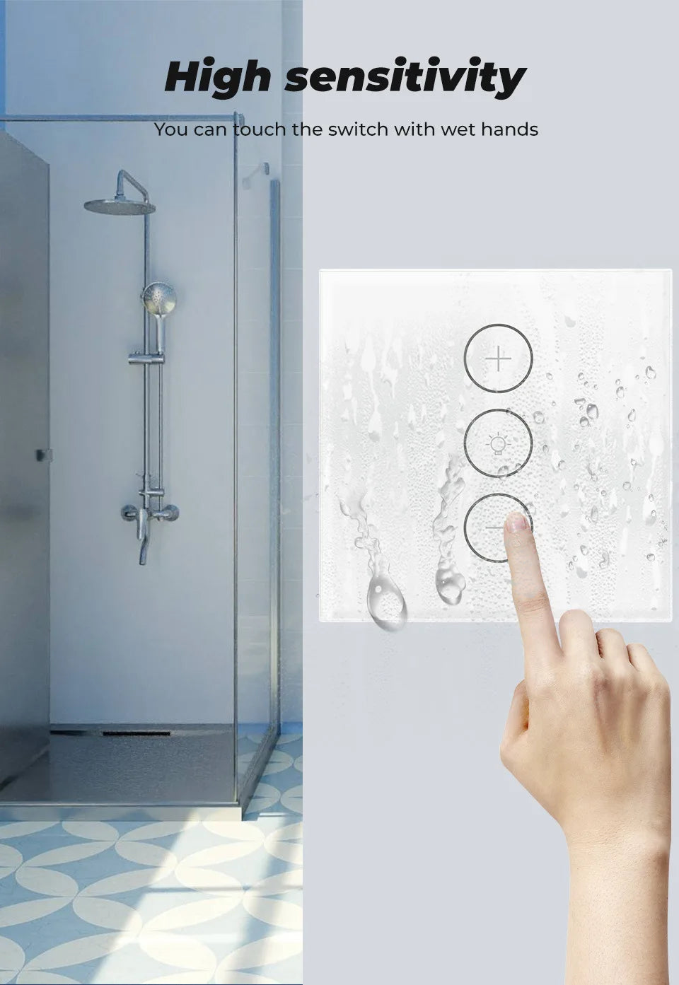 Tuya US Smart Life LED Dimmer Switch Wifi Remote Home Lights Dimming Touch Switches Voice Control Alexa Google Home Smart Home