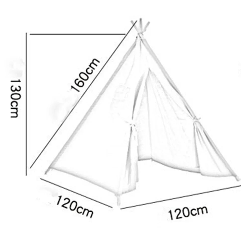 1.6M Portable Kids Tent Play House for Children Tent Cabana Tipi Infantil Baby Teepee Tents Castle LED Lights/Carpet/Decoration