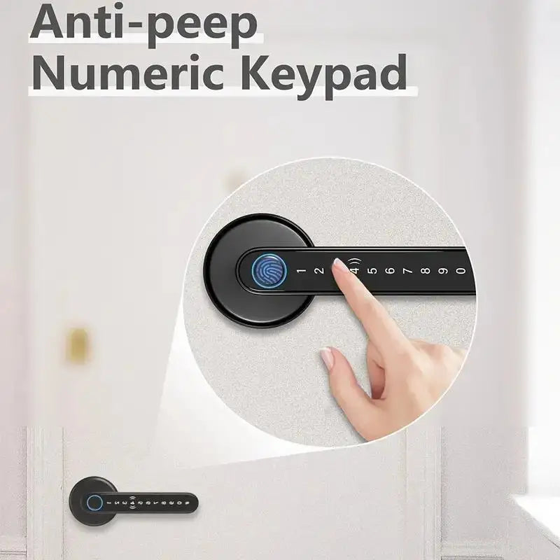 CIEPOJIT Electronic lock for Tuya Smart Lock Indoor BLE Fingerprint Lock UNlock with Fingerprint/TTLOCK APP Remote Unlock
