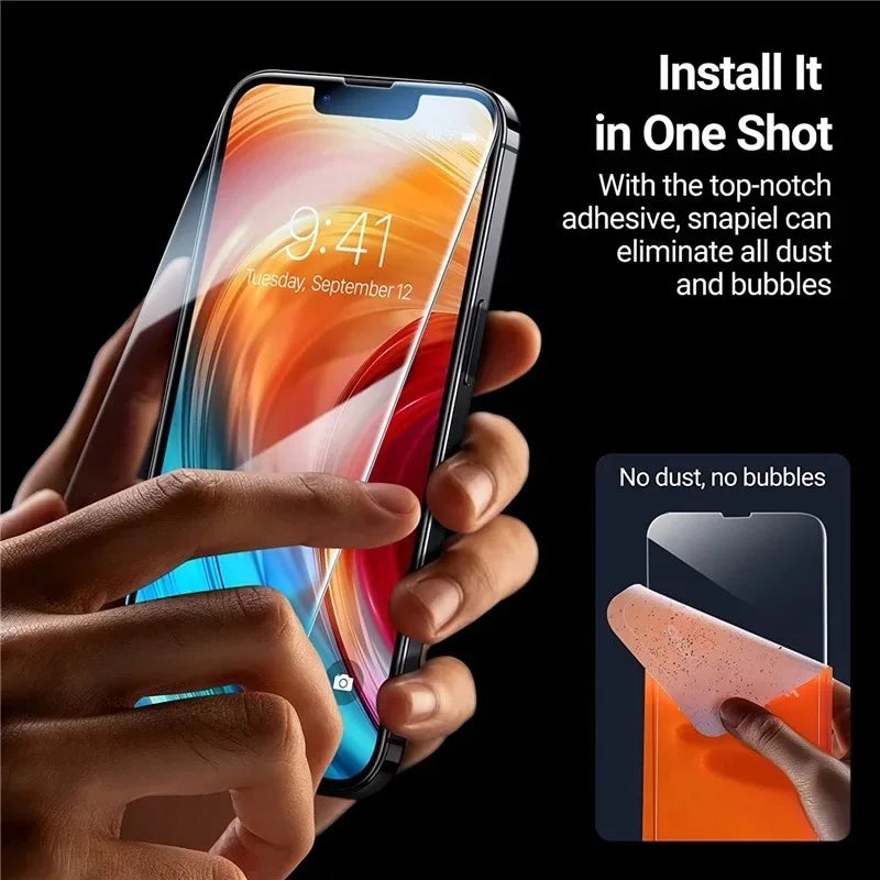 1-5Pcs Tempered Glass for IPhone 15 14 13 12 11 Pro Max Screen Protector for IPhone 7 8 14 Plus SE X XS XR Protective Glass Film