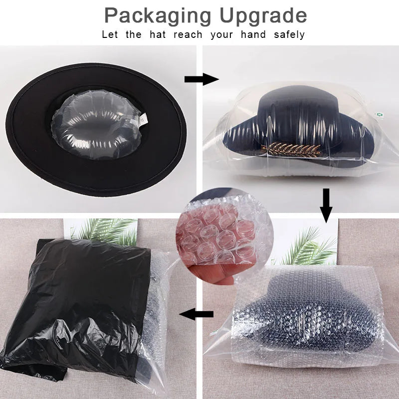 Fedoras Wool Magic high hat British black jazz top hat male court gentleman flat felt hat Webbing sombrero de copa británico