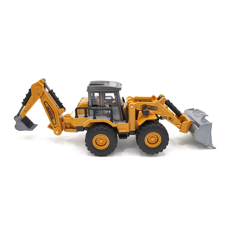 Diecasts Mini Tractor Excavator Crane Bulldozer Toy Boy Car Vehicle Toys Models Dump Truck Alloy+Plastic Education Wholesale