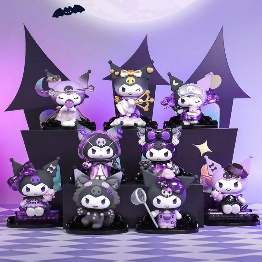 Sanrio Kuromi Blind Box Werewolf kill Series Action Figure Dolls Anime Figures Surprise Bag Cute Model Fans Collection Toy