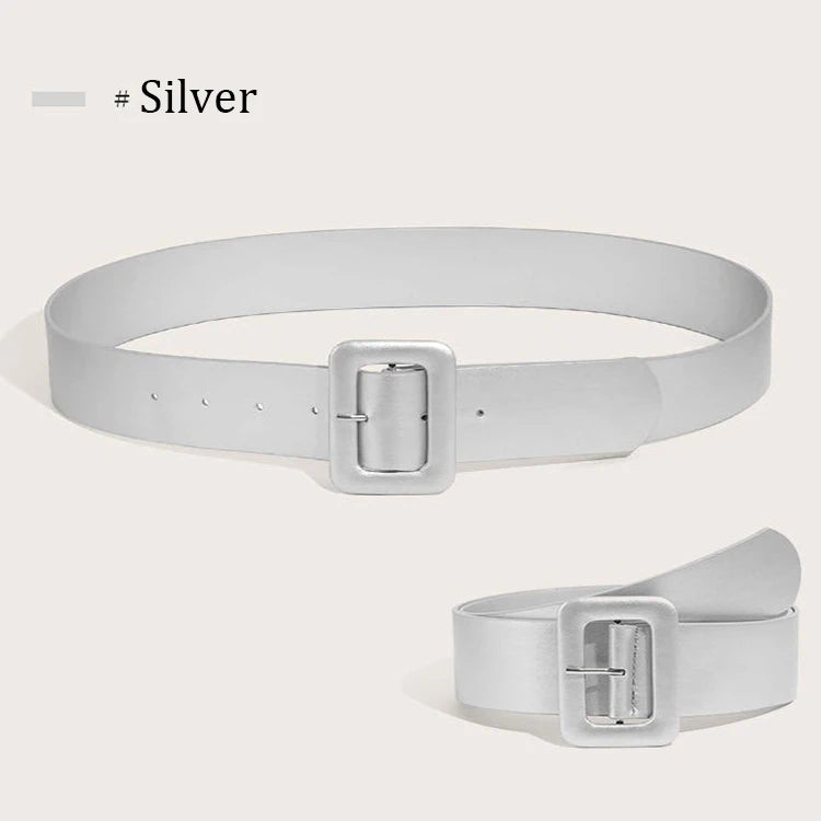 Belt for Women's Dress Simple Women's Wide Belt PU Leather Belt Fashion Luxury Designer Brand Belt Female Black PinkStrap DT167