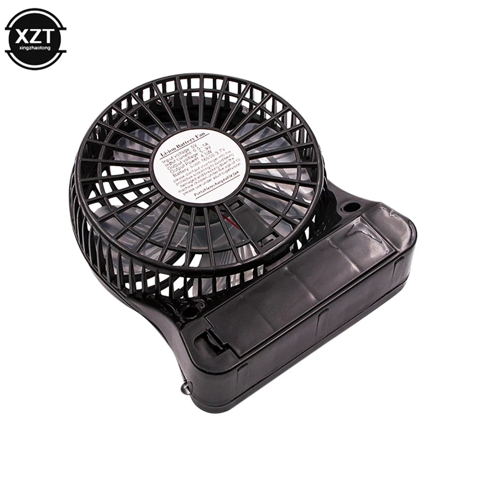 USB Mini Fan Handheld Fan Desktop Fan Portable USB Charging Fan Office Travel Dormitory Multi-color Options