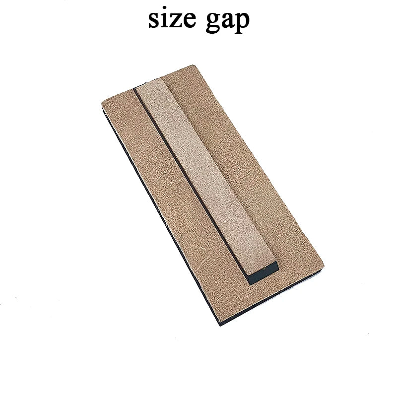 New Thickened Non-slip Base Diamond Stone Kitchen Knife Sharpening System Tool 15 Degree Sharpener Whetstone Leather Polishing