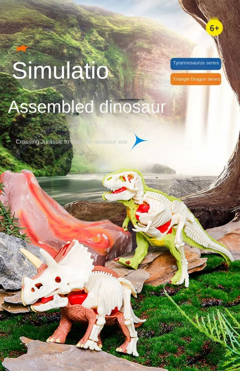 Jurassic World Kids Dinosaur Toy DIY Fossil Archaeology Excavation Kit Skeletons Dig Stem Science Educational Toys for Children
