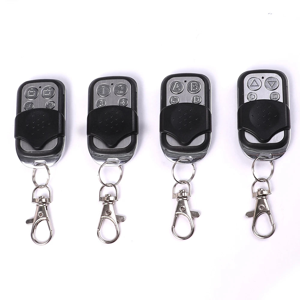 433MHz Copy Remote Control 4 Buttons Electronic Gate Control Universal Garage Door Remote Car Key Duplicator Smart Home