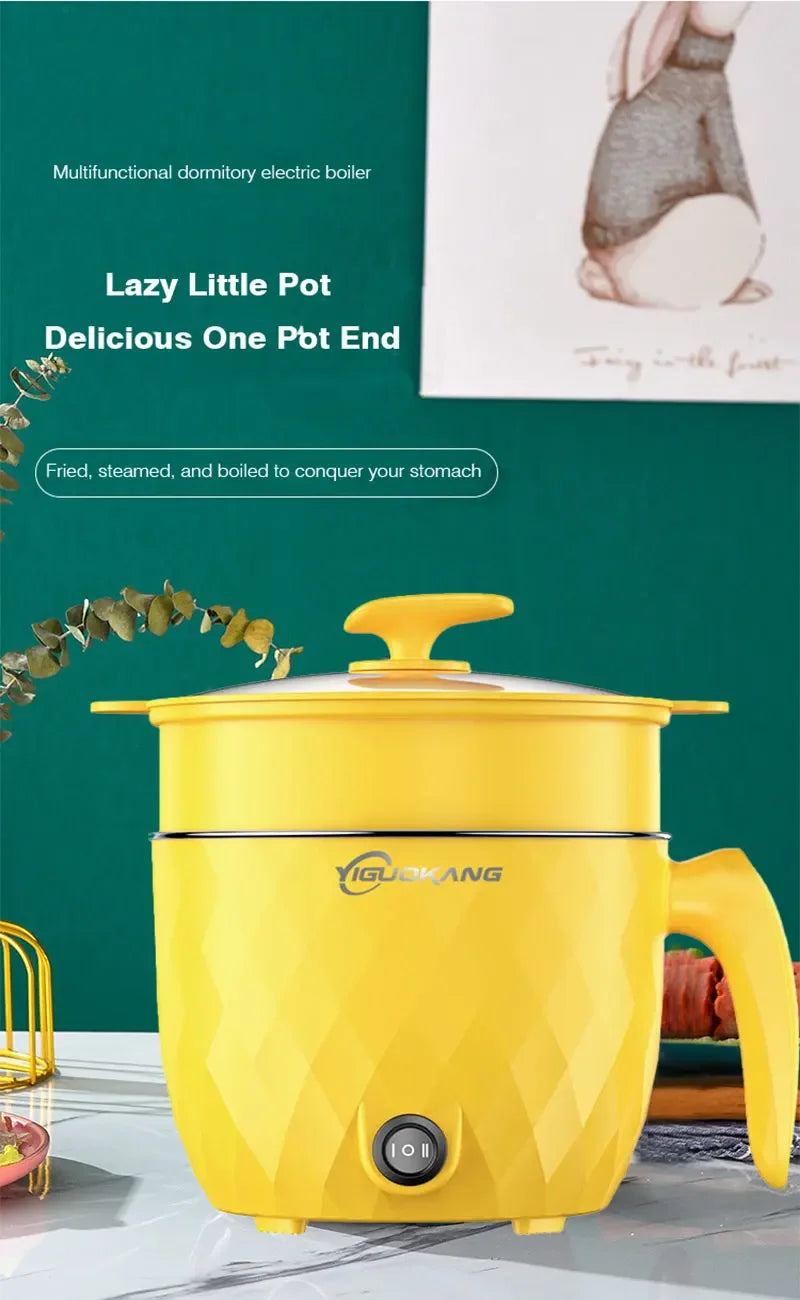 Multifunctional Mini Electric Rice Cooker Portable Non-stick Cookware Multicooker for Home and Kitchen Appliances Pots Offers