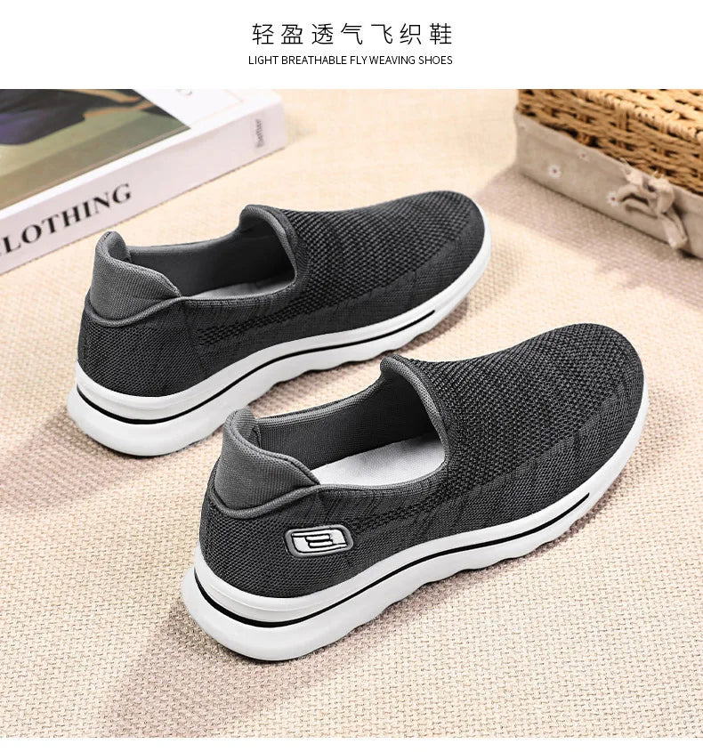 Women Shoes Summer Flying Weave Sneakers Super Light Comfortable Vulcanized Shoes Female Mesh Breathable Sneakers Women Shoes