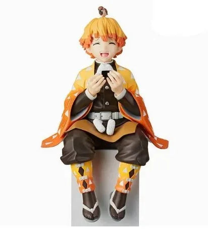 10-15cm Anime Demon Slayer Figure Kamado Tanjirou Nezuko Sitting Posture Action Figure PVC Model Doll Collection Toy Gift Kids