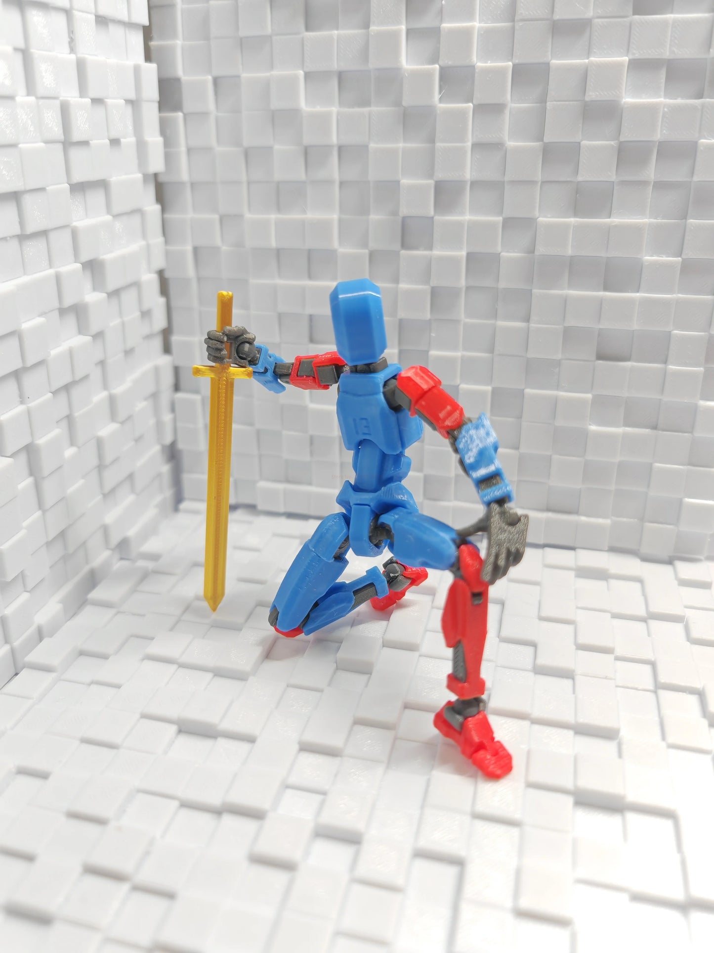 Titan 13 Action Figures T13 Figure 3D Printed Multi-Jointed Movable Lucky 13 Action Figure Nova 13 Action Figure Dummy