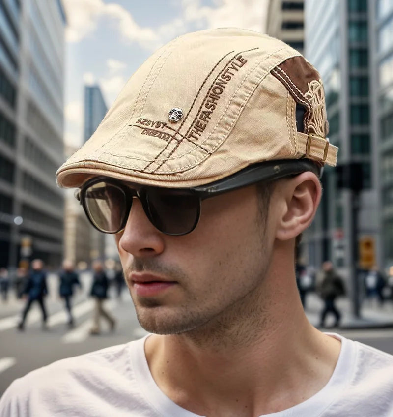 2024 New Summer outdoor Sports Cotton Berets Caps For Men Women Casual Peaked Caps letter embroidery Berets Hats Casquette Cap