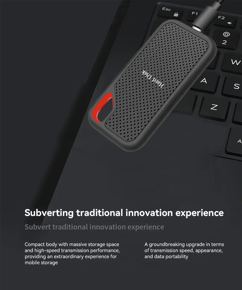 For xiaomi Hard Disk Mobile SSD E60 1TB 2TB 256TB USB 3.1 HD External Hard for Laptop PS5 Mobile Hard Disk HDD Storage