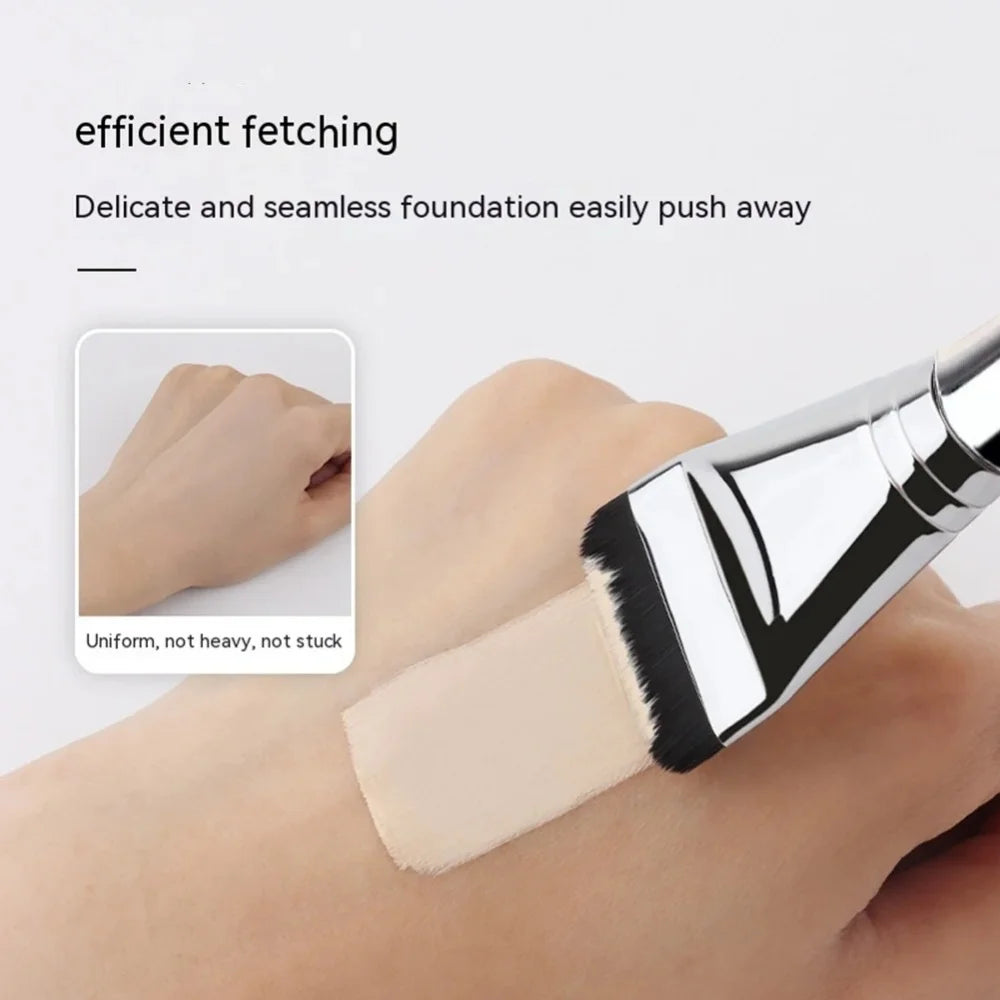 Stainless Steel Makeup Spatula Mixing Stick Foundation Brush Set Eyeshadow Cream Pigment Mixing Tool Face Contour Brush Tool