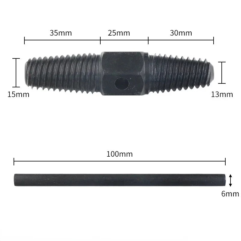 Double Head Wrench Faucet Valve Broken Screw Extractor Set Pipe Remover Tools Damaged Wire Water Pipe Bolt Broken Removal Tool