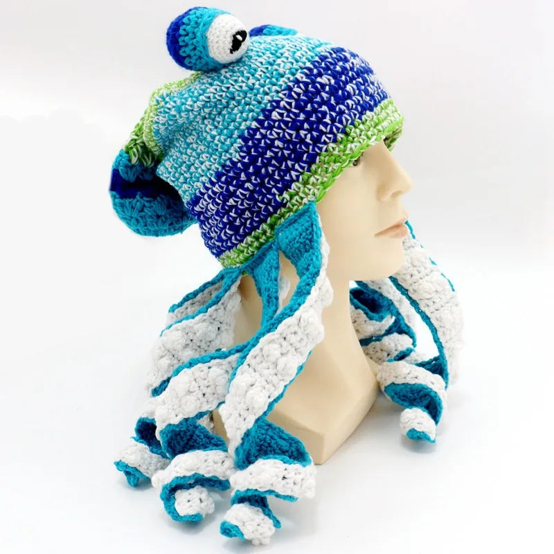 Hat Unisex Cthulhu Style Adult Party Funny Octopus Headgear Creative Holiday Gift Tricky Woolen Hat