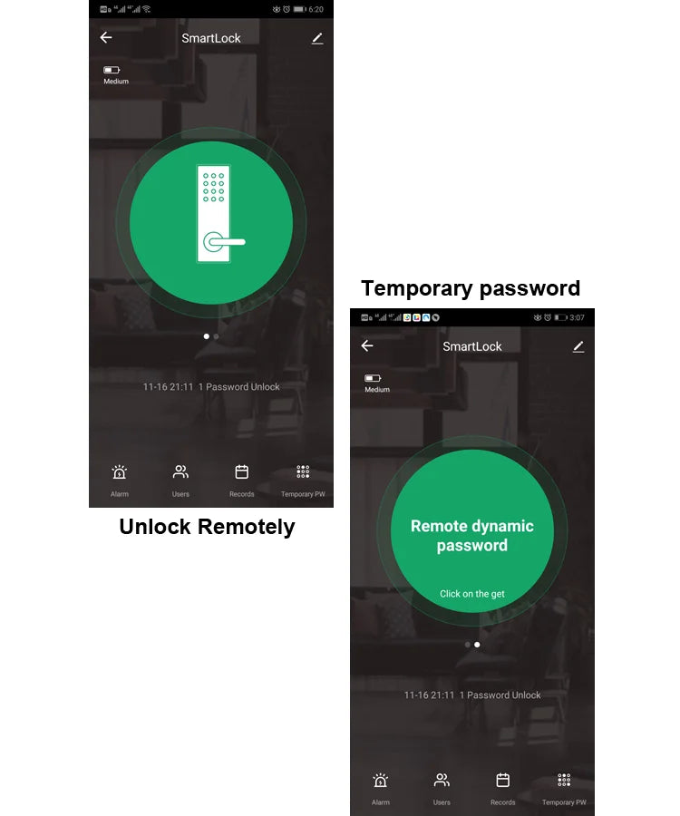 RAYKUBE M3 Tuya BLE Smart Fingerprint Electronic Door Lock Password Lock with Keys Smartlife/Tuya APP Unlock Delivery From USA