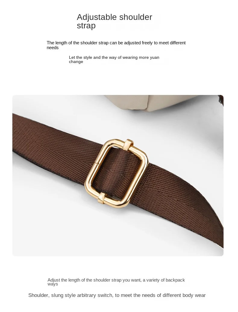 GOLF Crossbody Bag Women Nylon Womens Shoulder Bag Lady Bucket Mini Cross Body Purse Handbag New Fashion Square Bags 2024 Summer