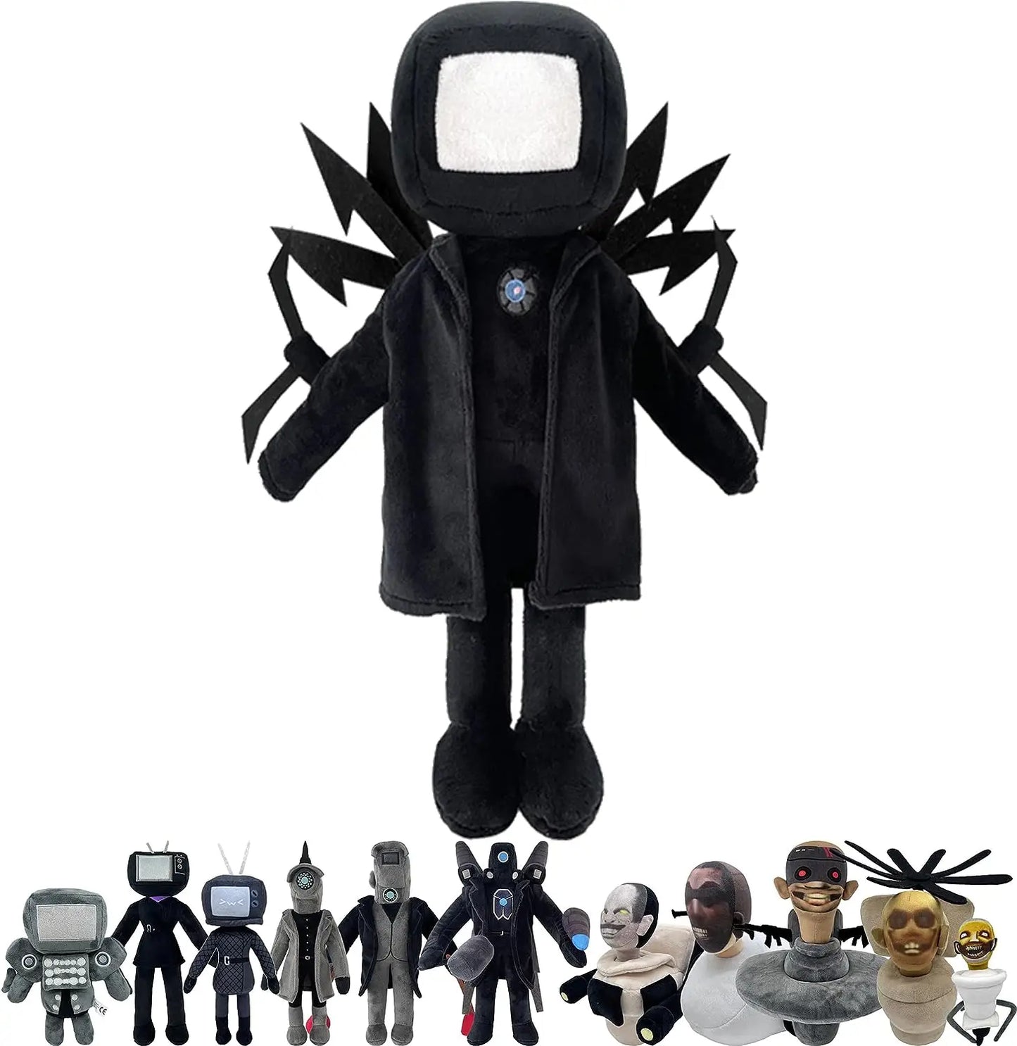 Skibidi Toilet Stuffed Plush Doll Toys Collectible Gifts for Kids Fans Adults Birthday Anime Game Figure Titan TV Man Cameraman