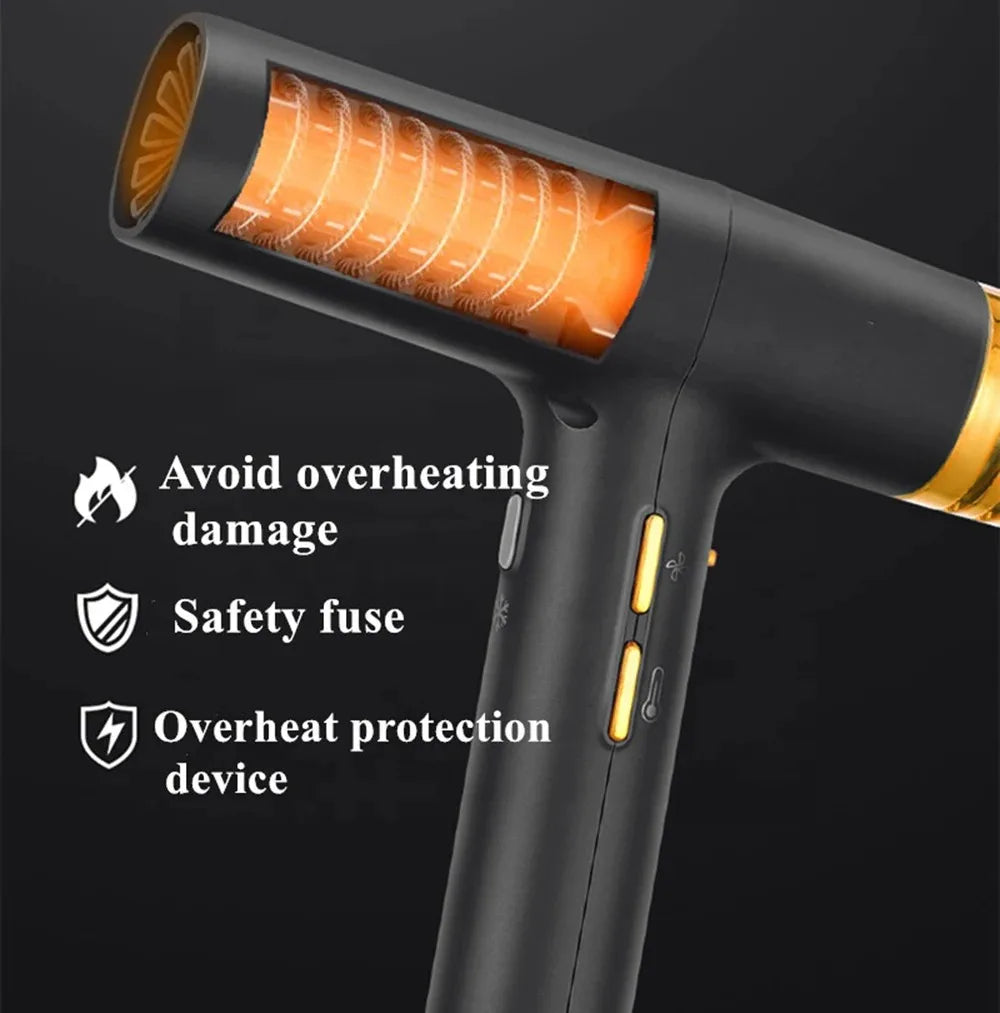 110000rpm Professional Hair Dryer Negative Ion Blow Dryer High Speed Blower Appliance Hair Care Styling Tools Salon/Barber