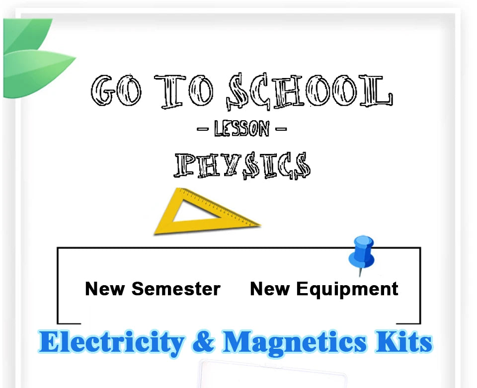Physics Labs Circuit Learning Kit Basic Electricity Discovery Principles Kit for School Teacher Student Science Study Parallel